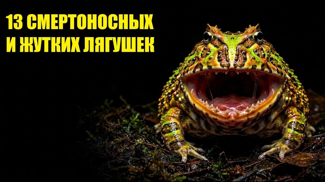 (ИСТОРИЯ НА КАРТЕ)Одно касание — СМЕРТЬ! 13 самых жутких и странных лягушек мира! смотреть онлайн