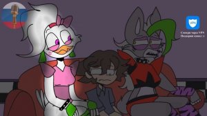 ФРЕДДИ ПОДДЕРЖИВАЕТ РОКСИ❤️ / FNAF Animation Угарная озвучка