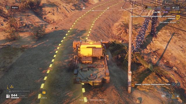 RoadCraft прохождение 4-11 (Летняя засуха) Расширение дороги у заправки + мост и разведка цеха балок