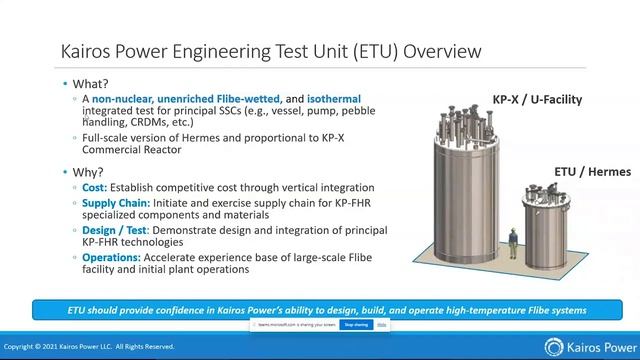 Kairos Power Overview (October 2021) - Brandon Haugh @ ORNL MSRW 2021