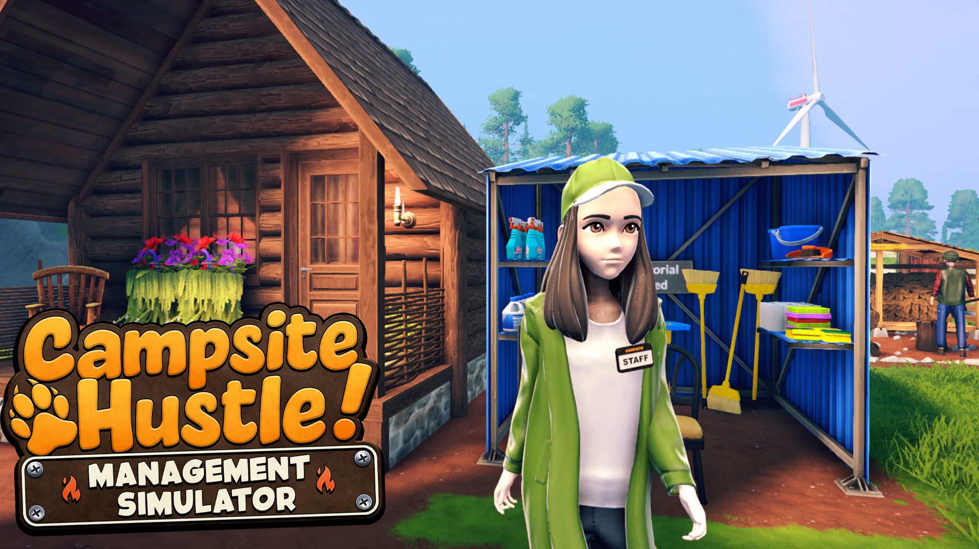 ПЕРВЫЙ РАБОТНИК - Campsite Hustle! - Management Simulator #3