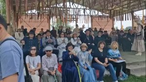 Трибуны Ысыаха Орто Дойду во время парада представителей наслегов 21.06.2026 г.