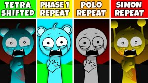 INCREDIBOX SPRUNKI: ФАЗА 1, POLO 🤵, SIMON 👨🎤 🔁 ПОВТОРЯЮТ ПОСЛЕ TETRA SHIFTED! ⚡🌀