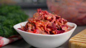 Это САМЫЙ вкусный САЛАТ, который я пробовала в последнее время! Без преувеличений! Салат «Борщевой»