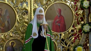 Патриарх Кирилл совершил божественную литургию в Свято-Воскресенском соборе Бреста.