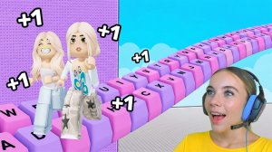 КЛИКАЕМ, ЧТОБЫ СБЕЖАТЬ ОТ КЛАВИАТУРЫ в ROBLOX! С АЛЁНОЙ