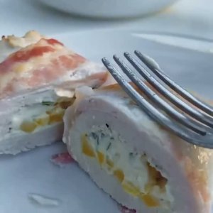 Рулетики из куриного филе ☺️