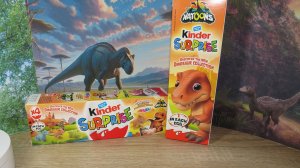 4 упаковки - Kinder Сюрприз - NATOONS Любопытные животные – ди́но - 2026