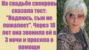 Истории из жизни | Аудио рассказы | На свадьбе свекровь сказала тост: «Наде   | Жизненные истории