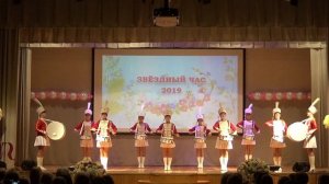 Барабанщицы студии, награждение педагогов Приморского района «Звездный час» 2019