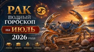 Рак. Полный гороскоп на Июль 2026 года