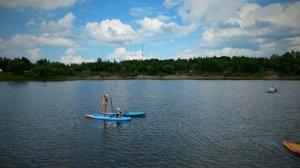 Выезд на озеро Благодатное 🛶 Сап-прогулка с высоты | Хабаровский край