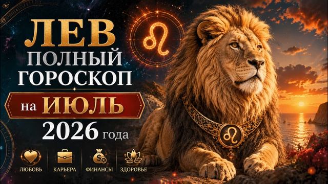 Лев. Полный гороскоп на Июль 2026 смотреть онлайн