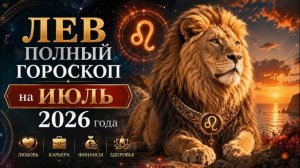 Лев. Полный гороскоп на Июль 2026