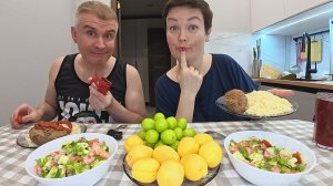 Мукбанг ОБМЫЛИ новую посуду! ГРАНДИОЗНЫЕ планы, всё обсудили! Семейный ужин в России