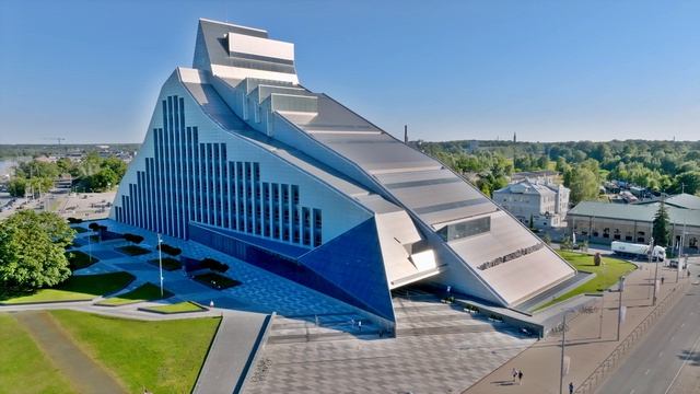 Riga Latvia 8K Video Ultra HD - Largest City In The Baltic States