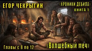 Егор Чекрыгин «Хроники Дебила» (книга 1) «Волшебный Меч» (главы с 8 по 12)