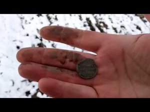 Коп 2017 с E-Trac. Весьма редкая пломба и семья лосиков. Поиск с металлоискателем.