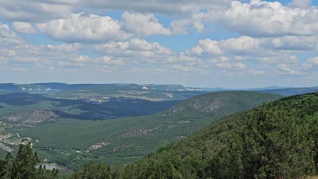 Муркум-Улле, вид на первую гряду крымских гор, Севастополь - 3 (хребет, Крым)