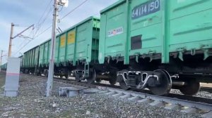 ВЛ10УК-140 с грузовым поездом на участке Карламан-Кабаково