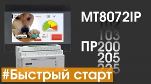 Связь между панелью Weintek и ПР XXX (ОВЕН)