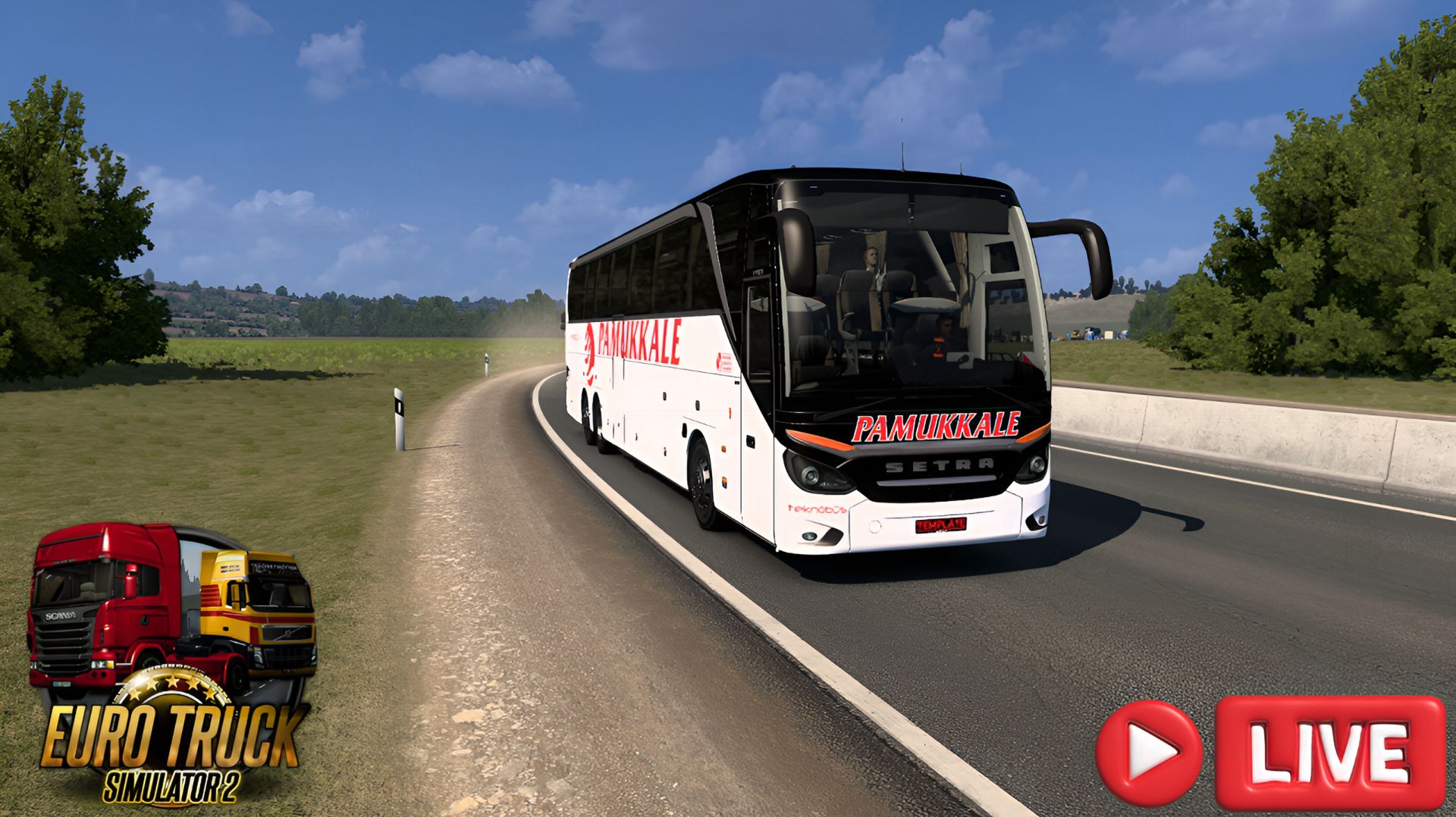 🔥 🔴 Ночной экспресс • #ETS 2 на автобусе • Музыка & Чат смотреть онлайн