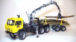 Lego technic KAMAZ 43118 timber truck