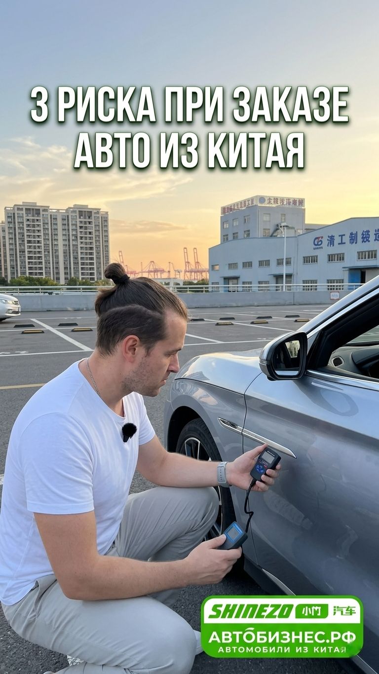🚗 Три главных риска при заказе авто из Китая, как мы их берём на себя
