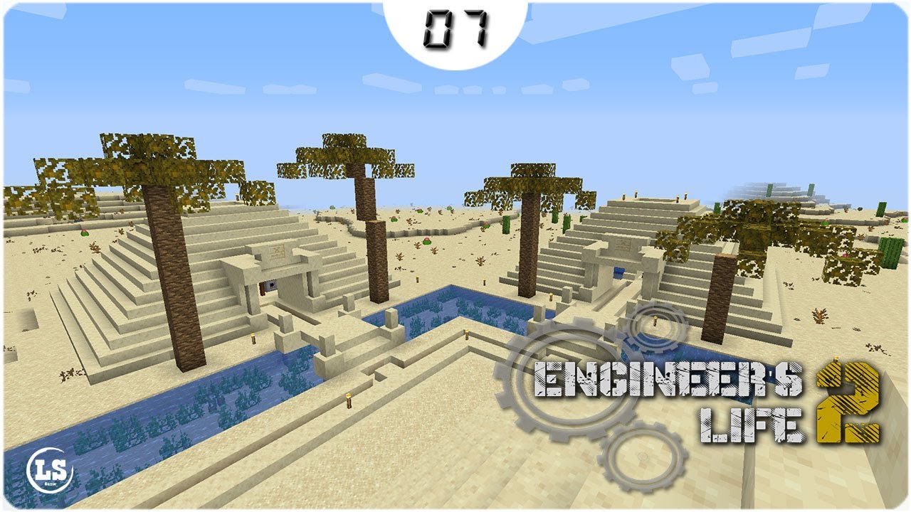 Minecraft: Engineer's Life 2 - #07 Мини пирамидки смотреть онлайн