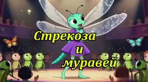 Стрекоза и муравей. Музыкальный клип.