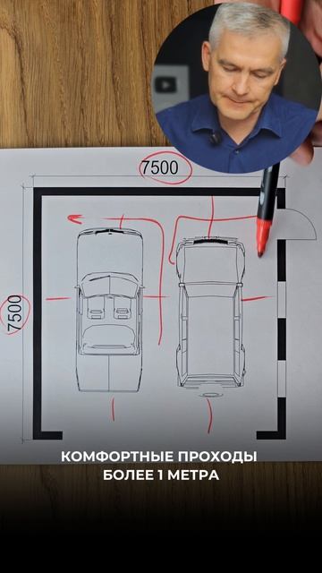 Проект гаража из газоблока MOBIVAN 2
