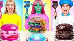 Кулинарный Челлендж с Девушкой-Инопланетянкой | Удивительные Кухонные Рецепты