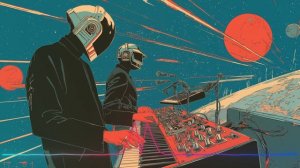 Daft Punk Celestial Mixer Deck🪩🤖 ｜ Chill Disco, Synthwave, Electronic Funk, House Playlist