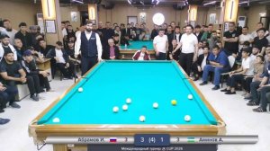 Бильярд  .. ЗМС против ЛЮБИТЕЛЯ. Иосиф Абрамов VS Азамата Аминова.Финальные партии