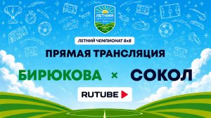 Бирюкова х Сокол | Летний Чемпионат 8х8 | Квалификация