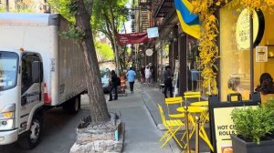 США. Прогулка по Манхэттену в Нью-Йорке в сильную жару