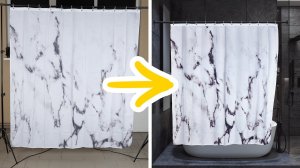 Студийная Фотосъемка Шторы для Ванной Комнаты + Пример Монтажа в Photoshop