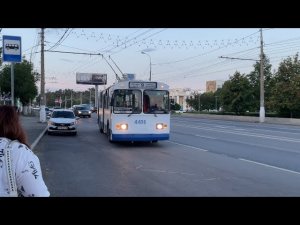 ЗиУ-682В [В00] №4496, маршрут 9 в депо. 3 школа - Царицынская опера. Волгоград