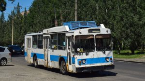 Троллейбус ЗиУ-682 КВР БТРМ-4087. Покатушки по Барнаулу.