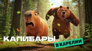 Капибары в Карелии Захватывающее приключение в лесу! Мультфильм