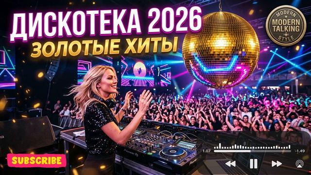 💿 Дискотека 80–90-х 2026 🔥 Лучшие Хиты Euro Disco в Стиле Modern Talking _ Музыка для Души и Поезд
