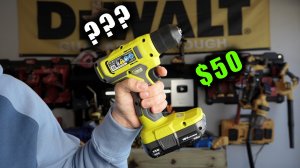 Тестирую самый дешевый дрель-шуруповерт Ryobi One 18V