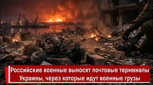Российские военные выносят почтовые терминалы Украины, через которые идут военные грузы