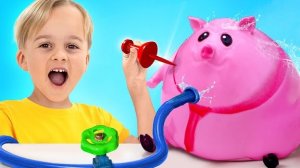Крутые научные эксперименты с надувными игрушками