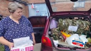 В рядах героев тыла пополнение!  Приехали Оксана и Алексей.  Слушаем, смотрим.