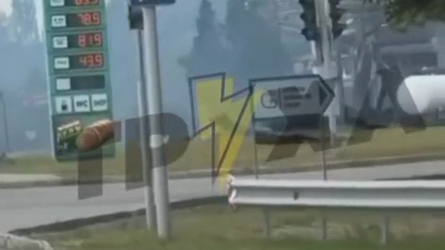 Прямое попадание "Герани" по АЗС в Запорожье. 👍 – красота, глаз не оторвать! смотреть онлайн