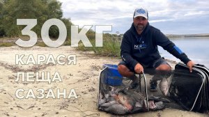 Как поймать 30 кг рыбы? Все просто! Осенний фидер на Дону