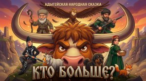 Адыгская народная сказка: Кто больше?