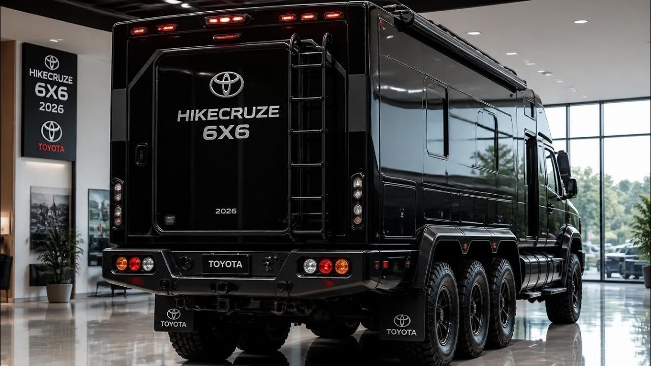 🚛🔥Toyota HikeCruze 6x6 Motorhome 2026 — Самый Невероятный Дом на Колесах