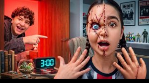 🍿 НЕЛЬЗЯ ВЫЗЫВАТЬ ЭТО НОЧЬЮ 😵 СТРАШНАЯ НОЧЕВКА У АМИНЫ